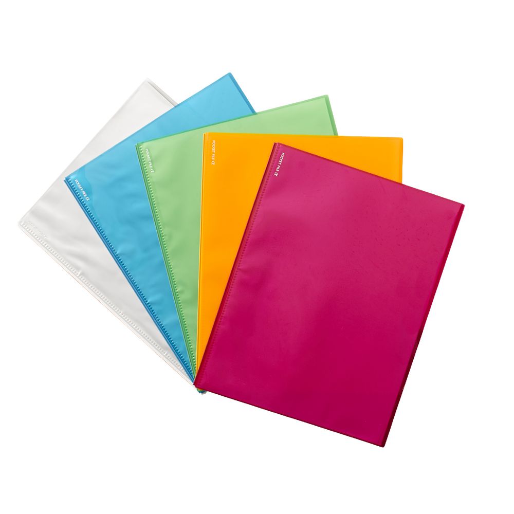 Kokuyo Novita Alpha 6 Pocket File A4 Yellow