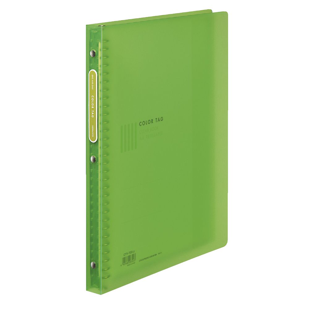 Kokuyo Color Tag Display Book A4 30 Pocket Refillable Green
