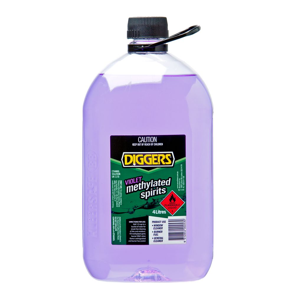 Diggers Methylated Spirits Violet 4L