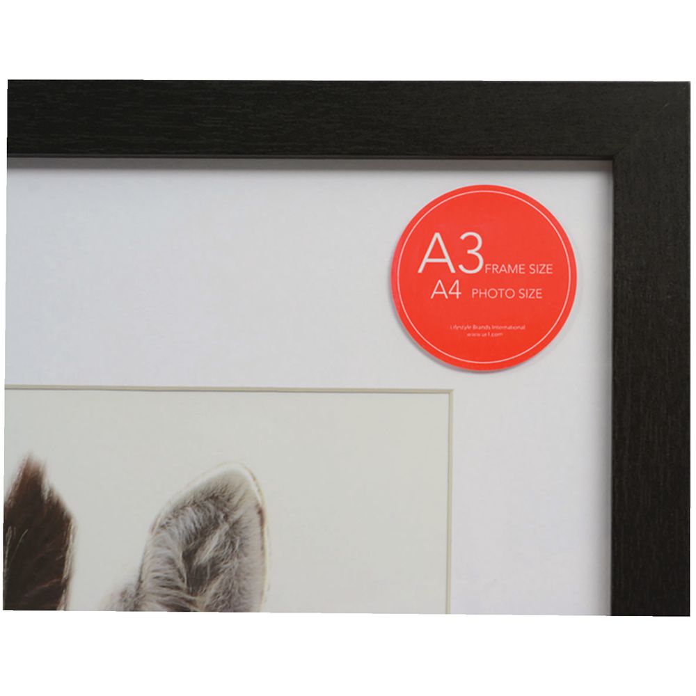 Poster Frame A3 with A4 Opening Black eBay