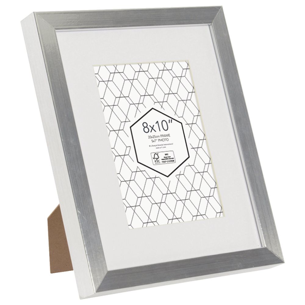 Promenade Frame 8 X 10 Silver Officeworks