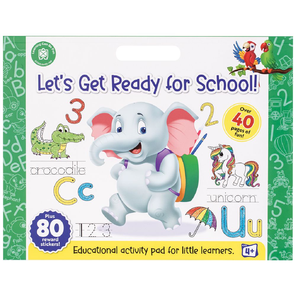 Let's Get Ready For Big School Activity Pad | Officeworks