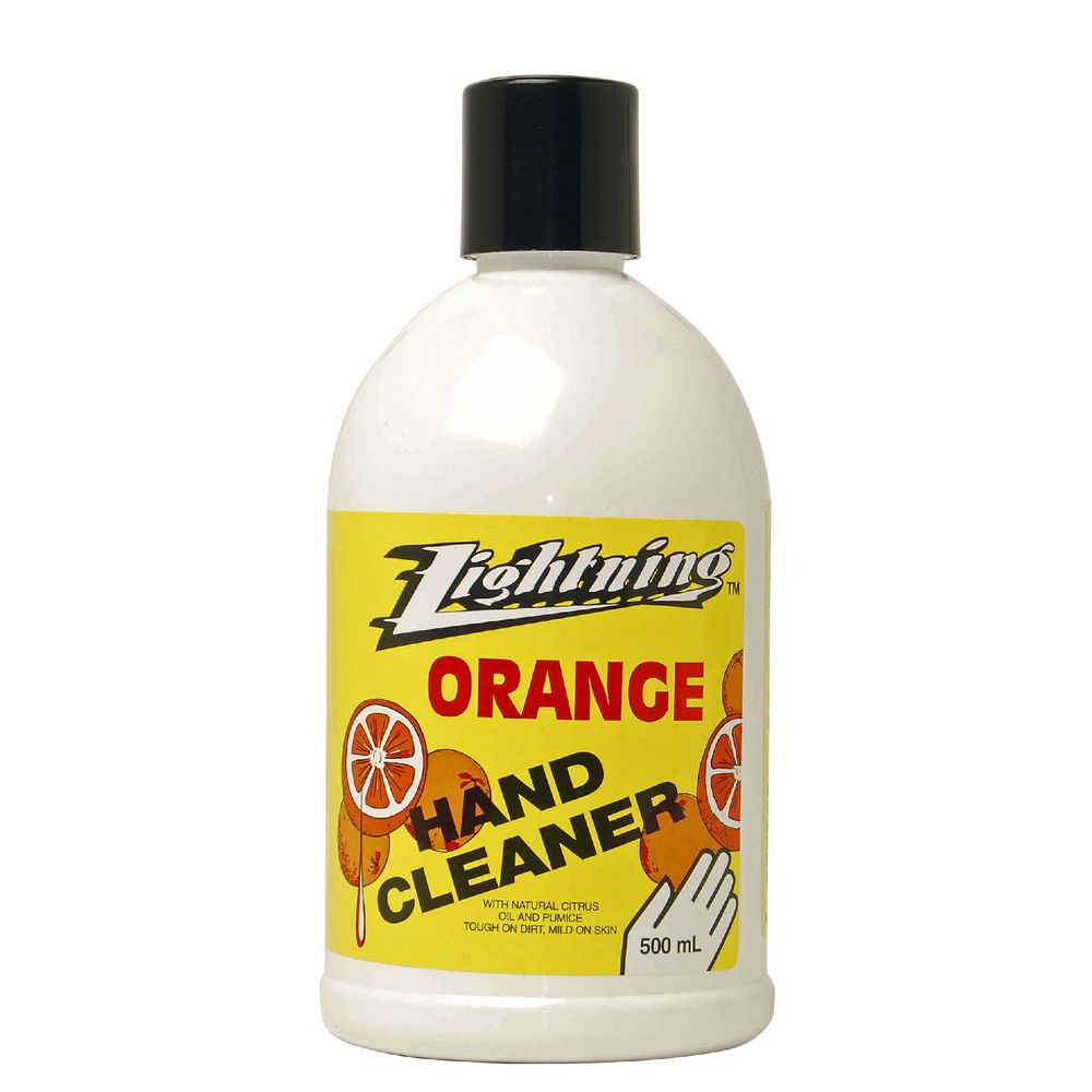 Lightning Orange Hand Cleaner 500mL Officeworks