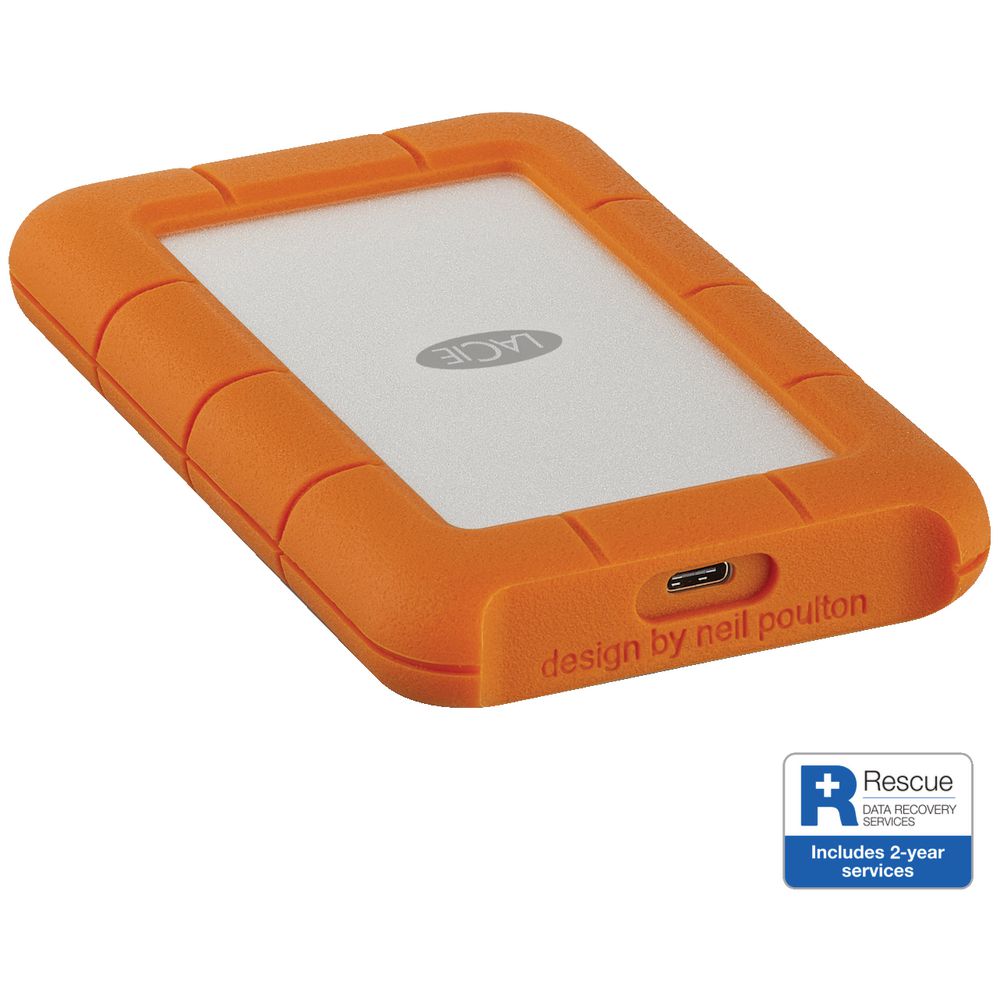 LaCie 500GB Rugged USB-C Portable Solid State Drive