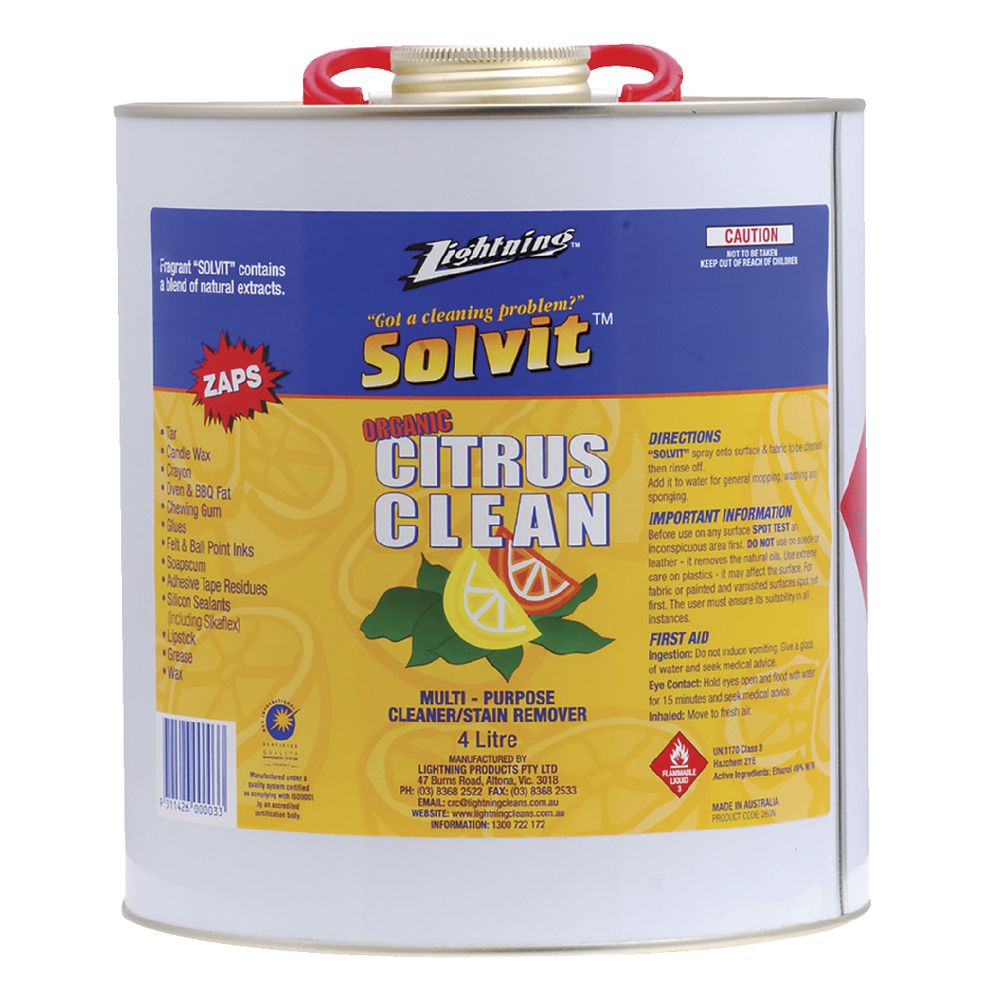 Solvit Citrus Clean Multipurpose Spray 4L
