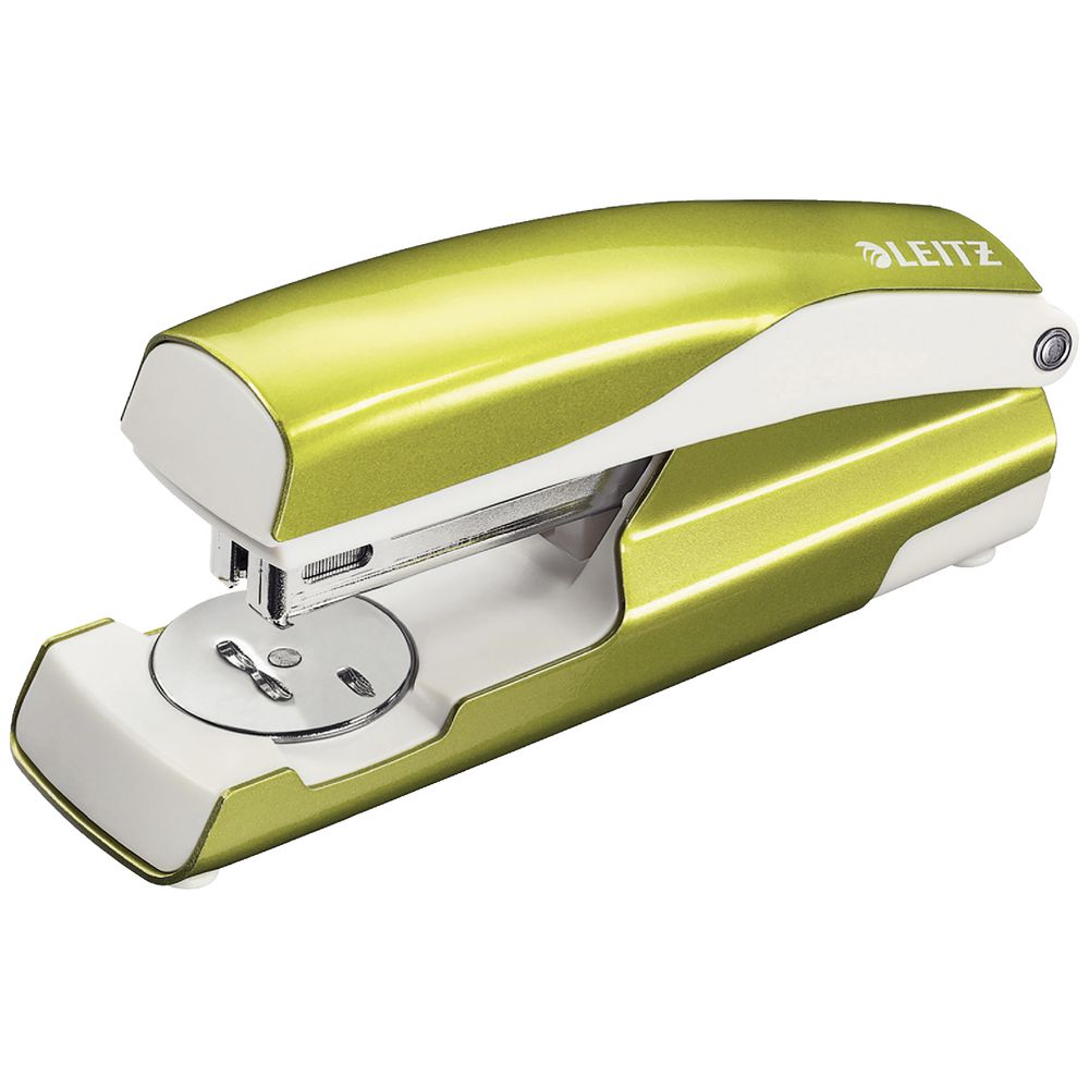 Leitz Wow Metal Half Strip Stapler Green