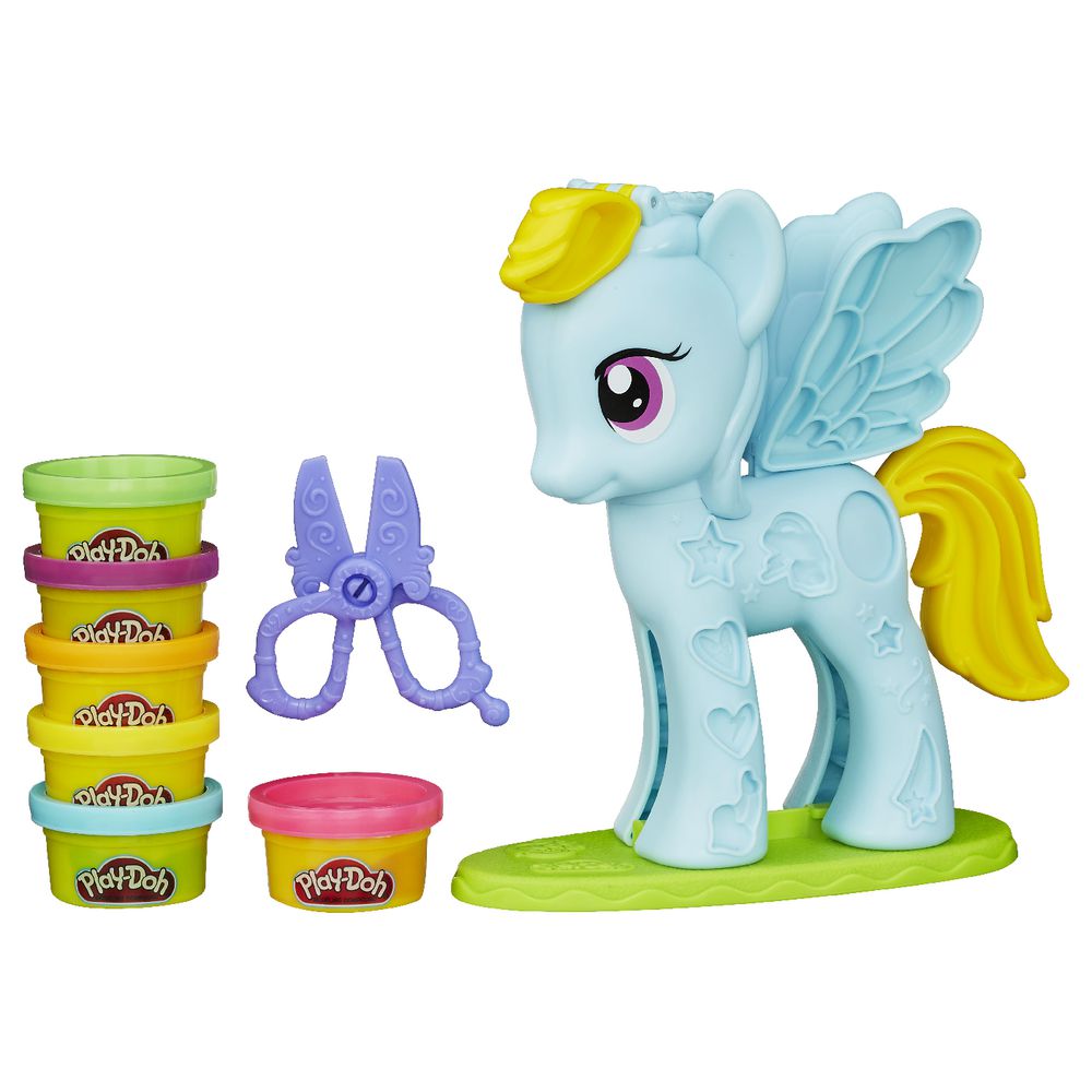 Play-Doh Rainbow Dash Style Salon