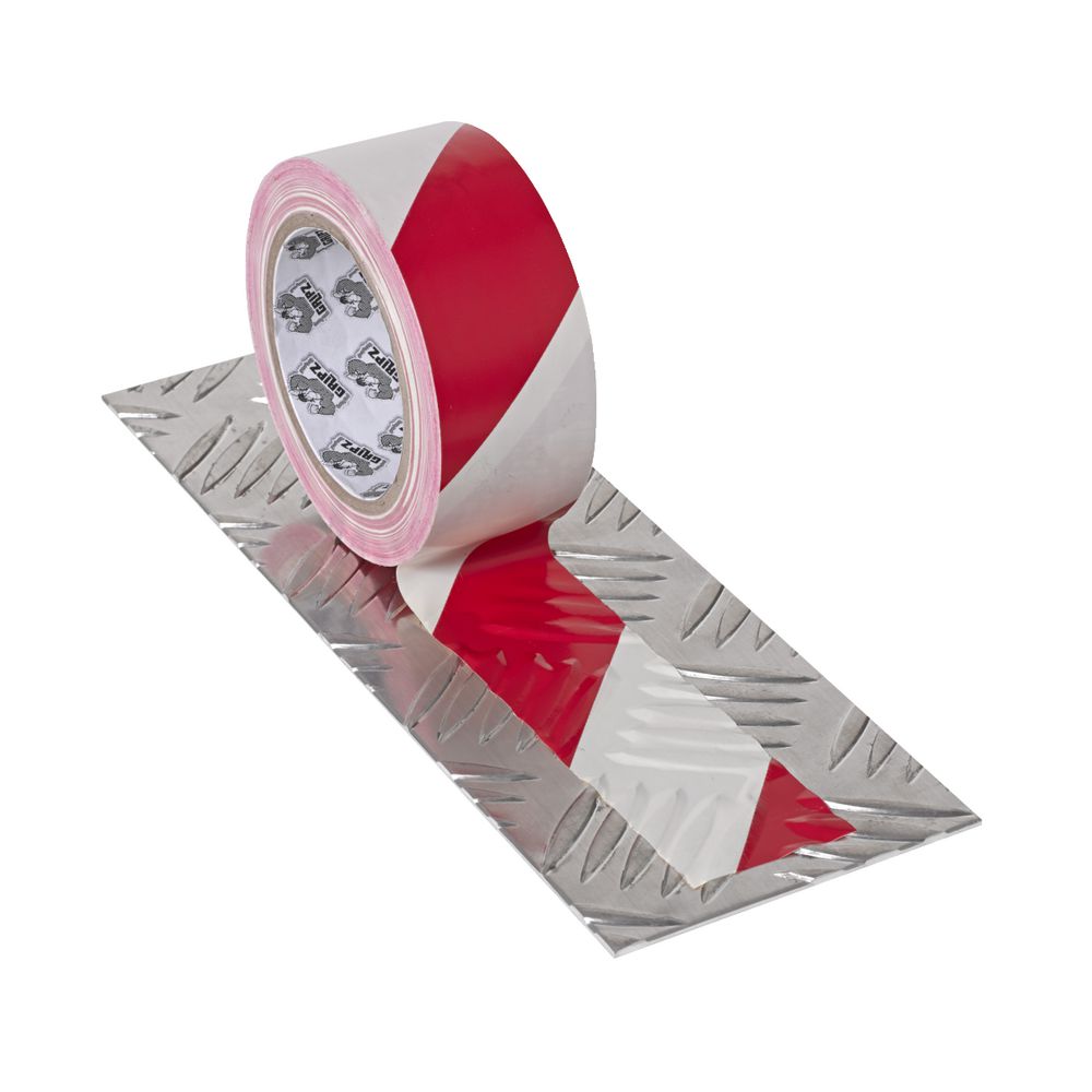 Gripz Floor Marking Tape 48mm x 33m Red and White