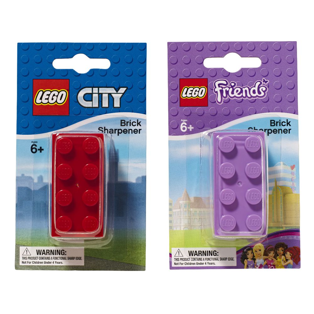 LEGO City Brick Sharpener Assorted Colours