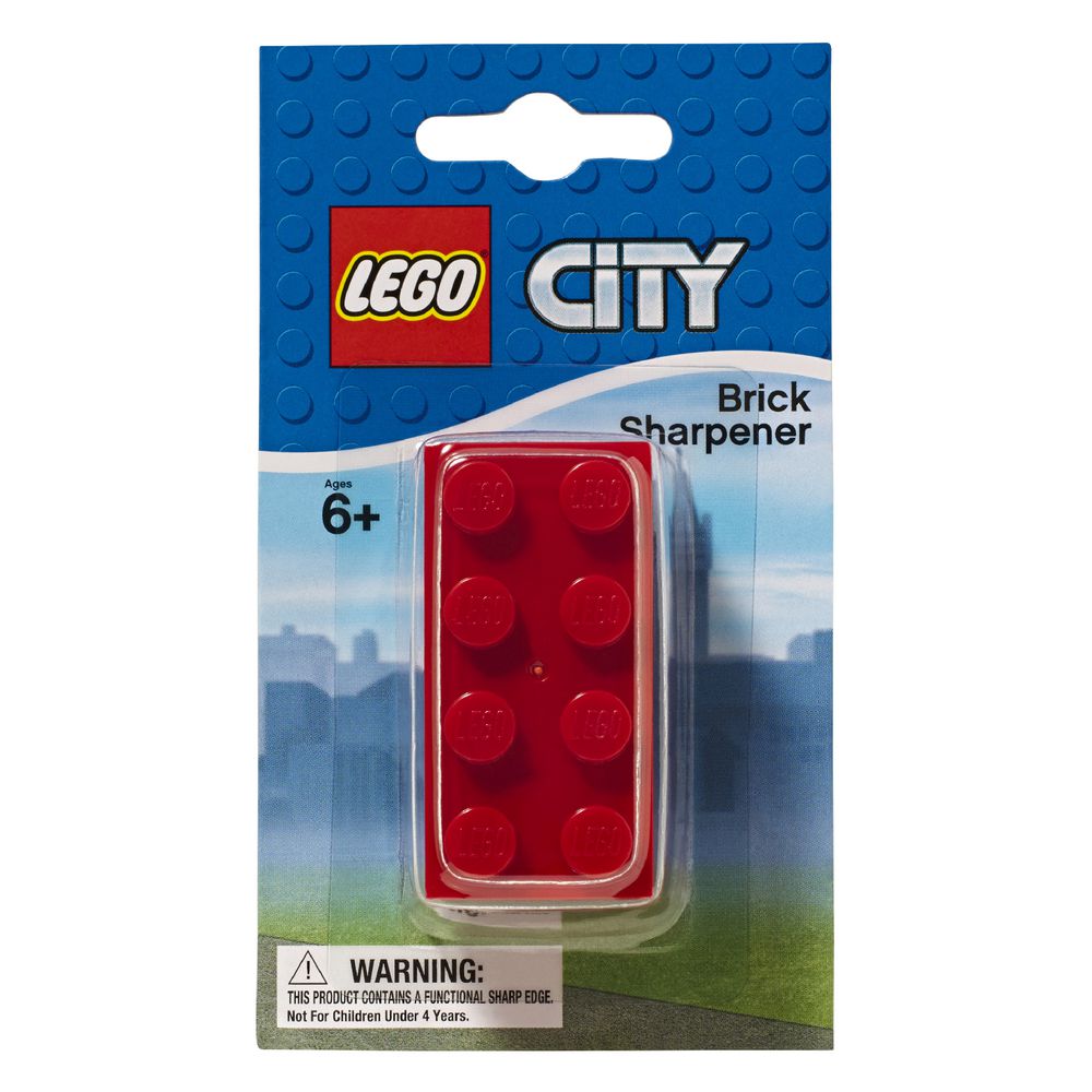 LEGO City Brick Sharpener Assorted Colours