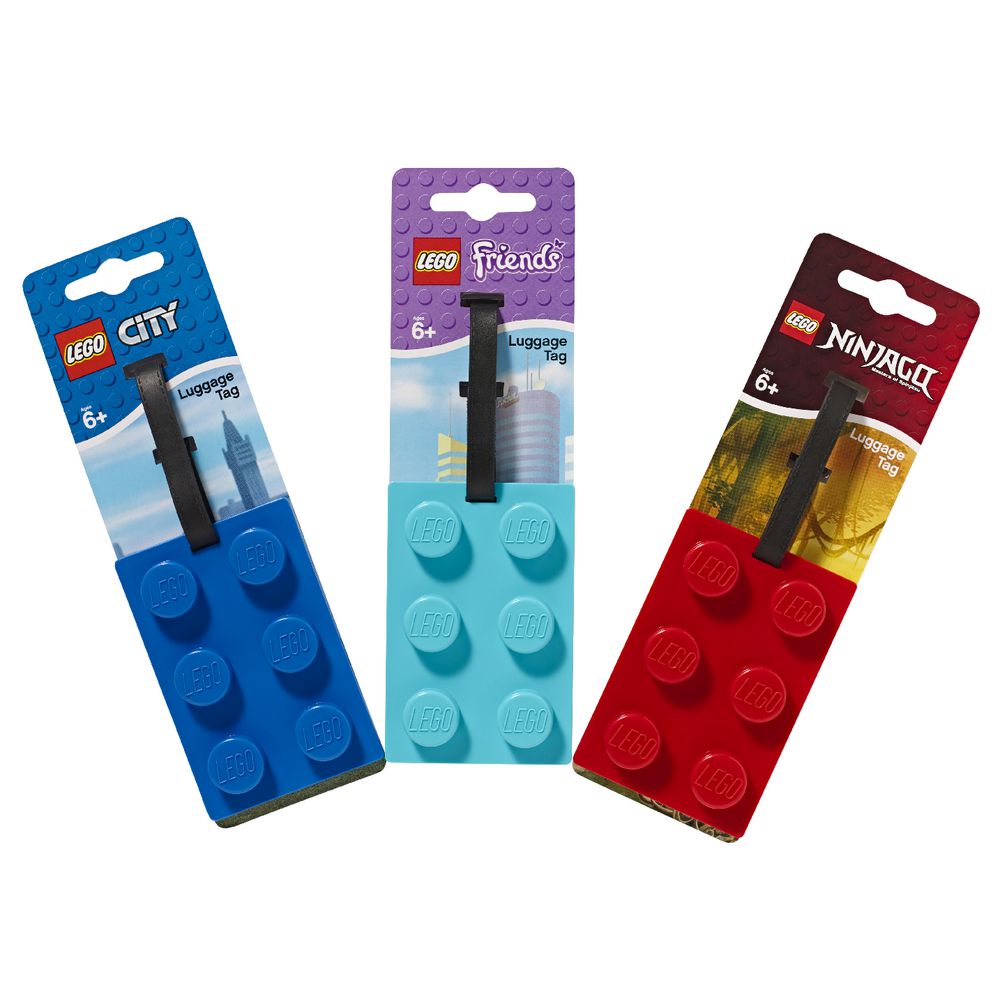 LEGO City Luggage Tag Assorted Colours