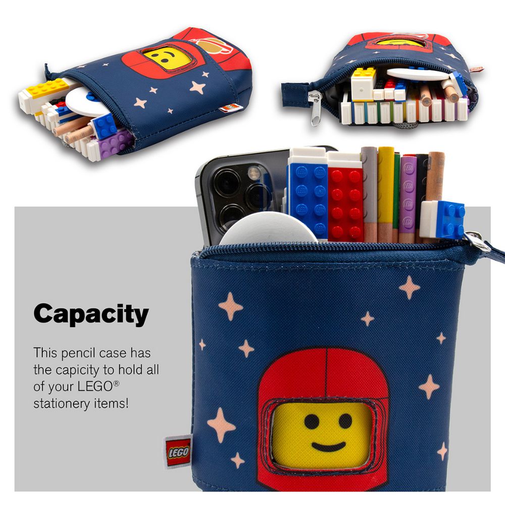 Lego Spaceman Popup Case Red | Officeworks