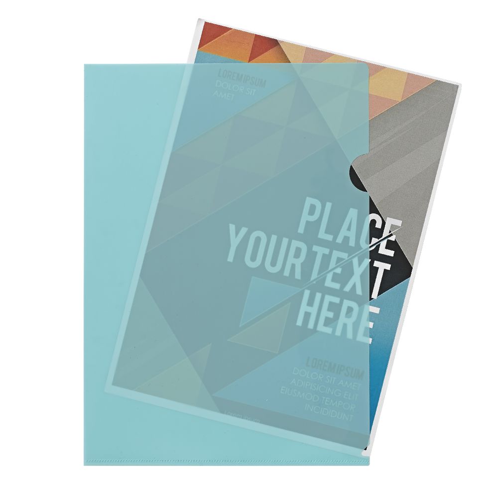 Letter File A4 Opaque Aqua