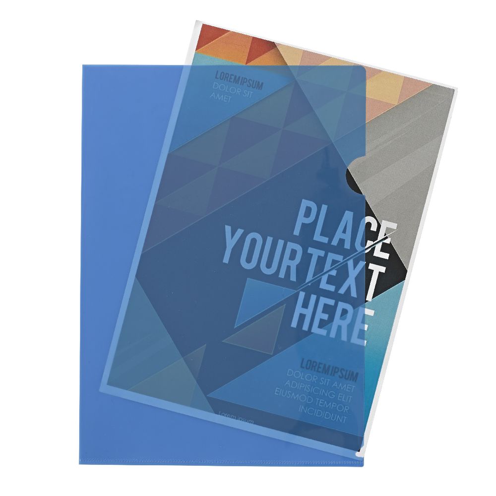 Letter File A4 Opaque Blue