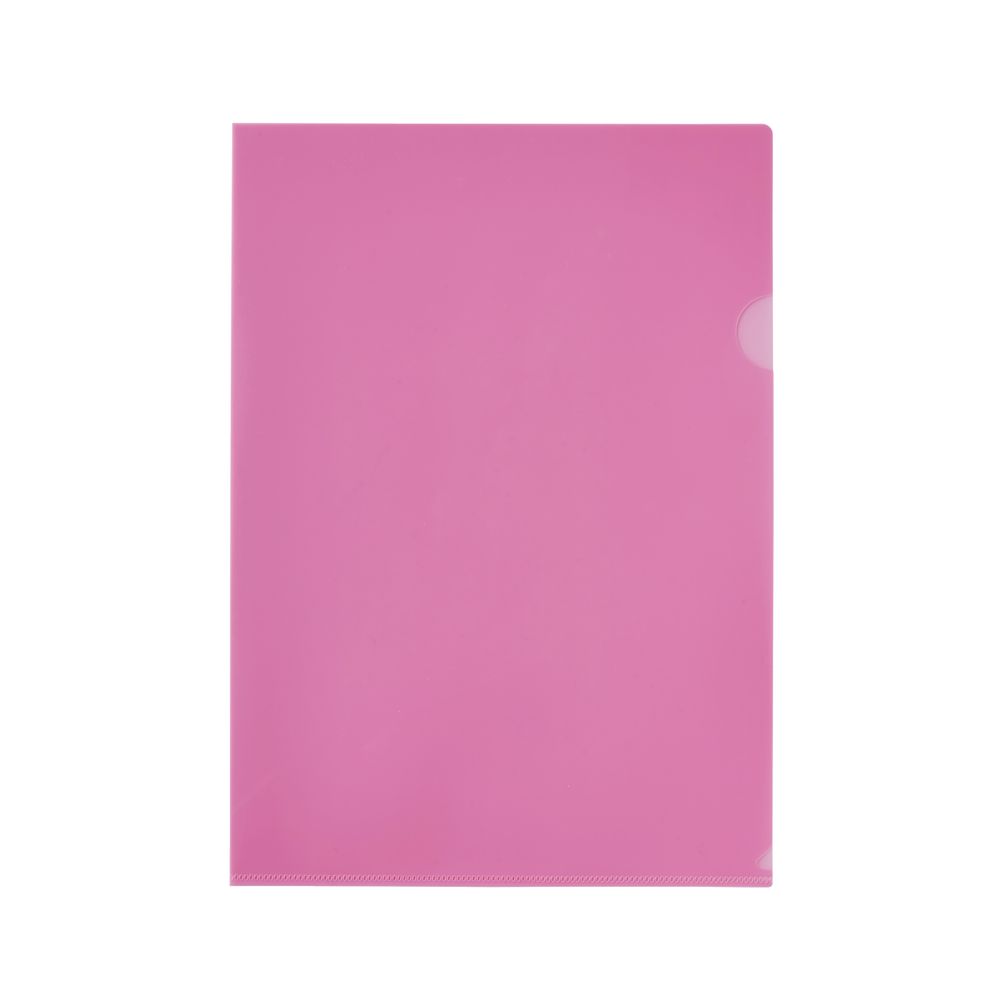 Letter File A4 Opaque Pink