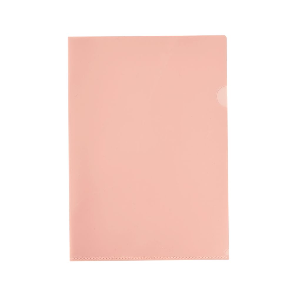 Letter File A4 Opaque Pale Pink
