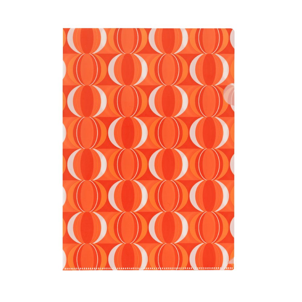 Letter File A4 Single Printed Orange Circle