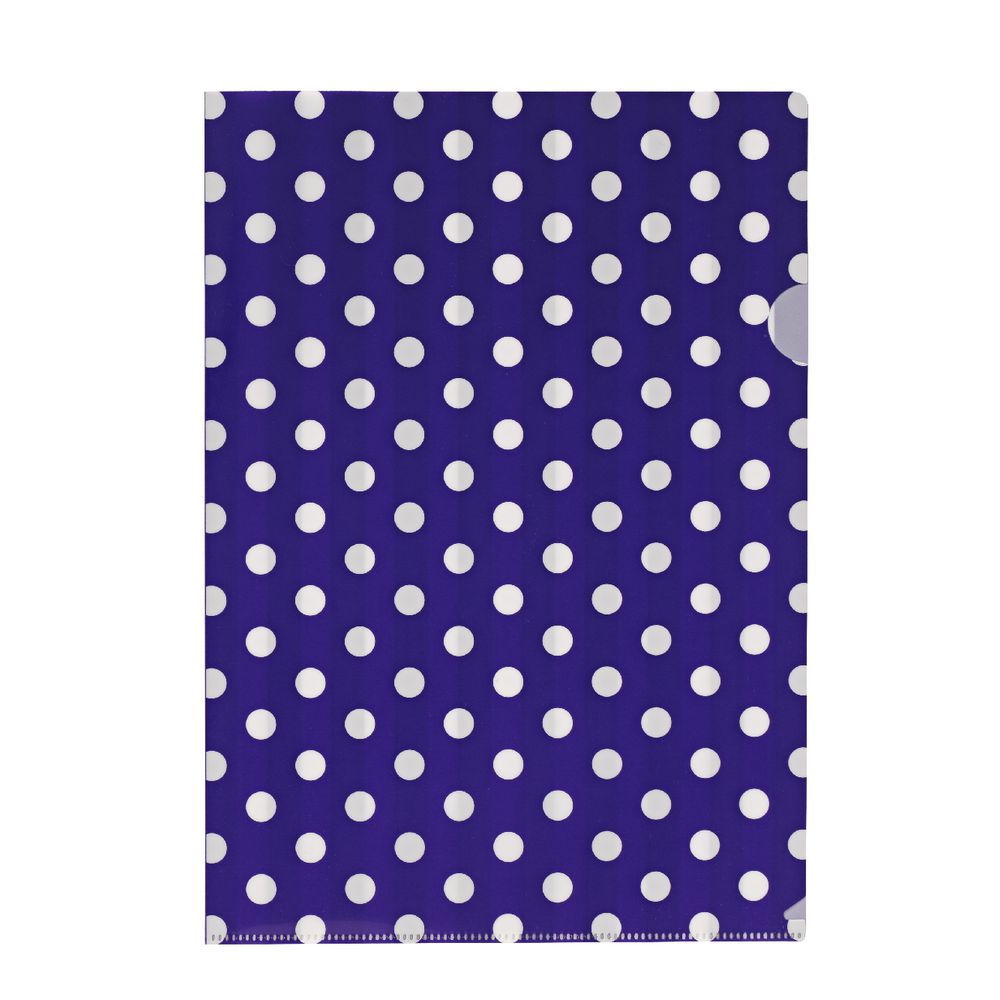 Letter File A4 Single Printed Purple Spot