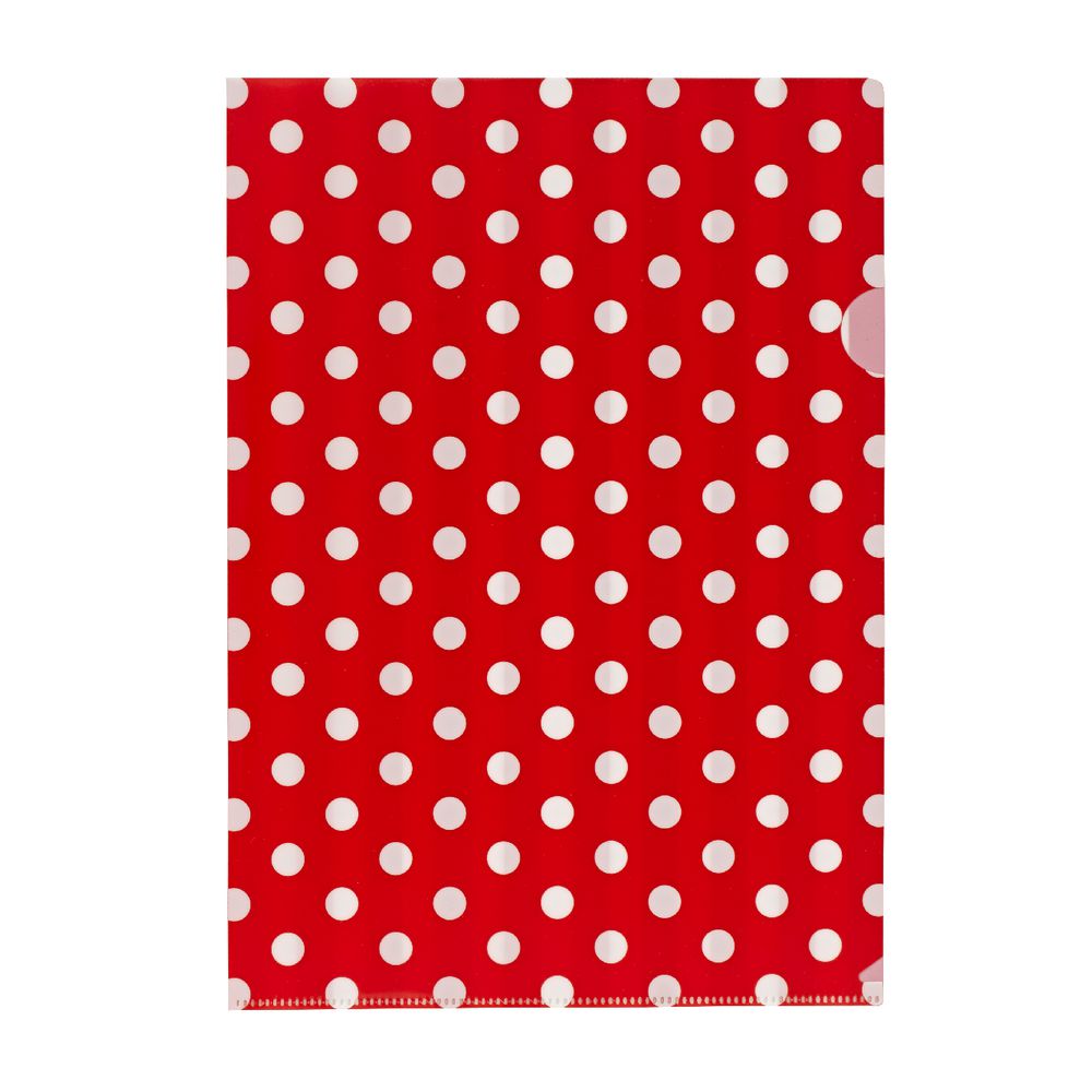 Letter File A4 Single Printed Red Spot