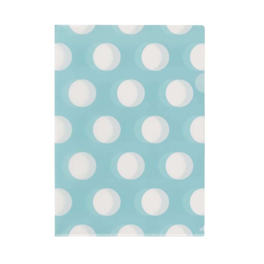 Letter File A4 Single Printed Vintage Blue