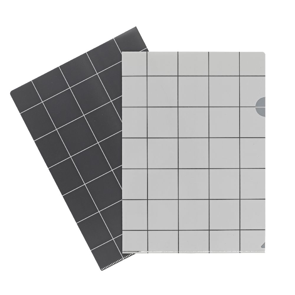 Letter File A4 Single Printed White Grid
