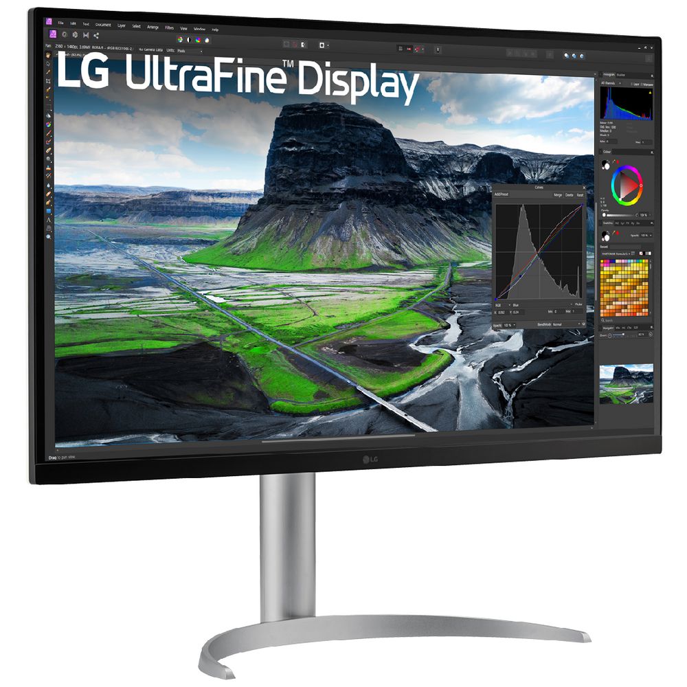 ほぼ新品　LG UltraFine Display 4K 32UQ850V-W md08003170-DZ-01-jpg