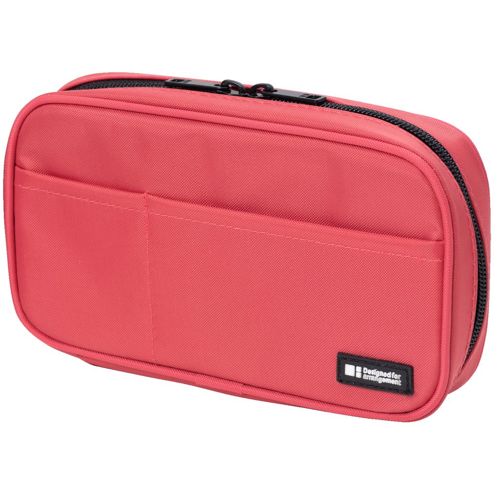 Lihit Lab Single Zip Multi Compartment Pencil Case Black Officeworks