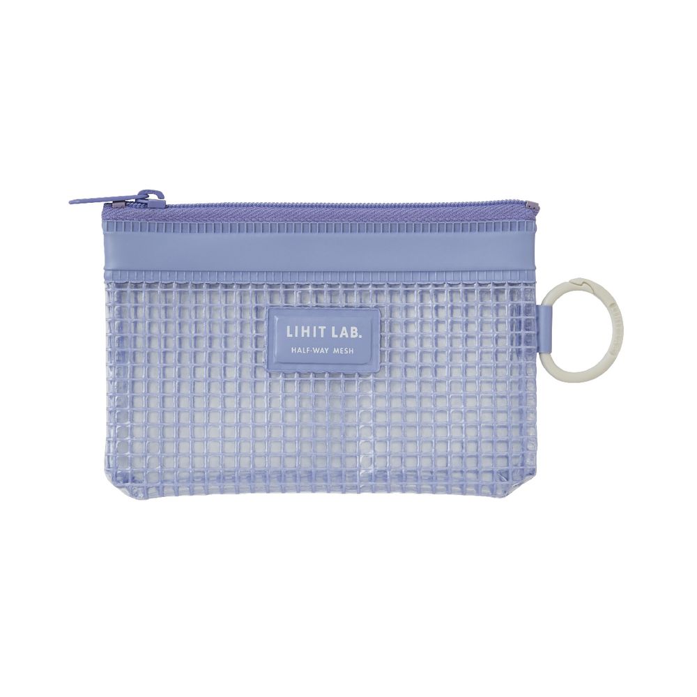 Lihit Lab Mesh Document Wallet A8 Blue
