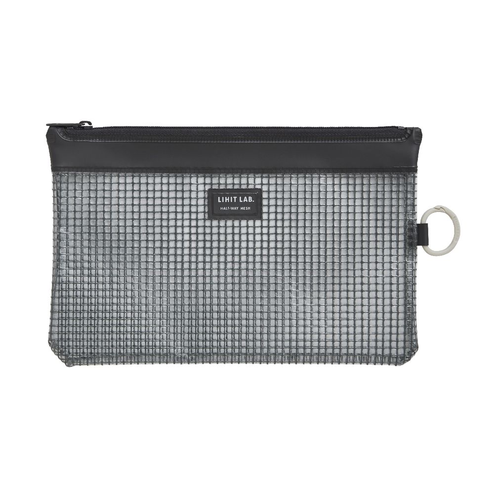Lihit Lab Mesh Document Wallet B6 Black