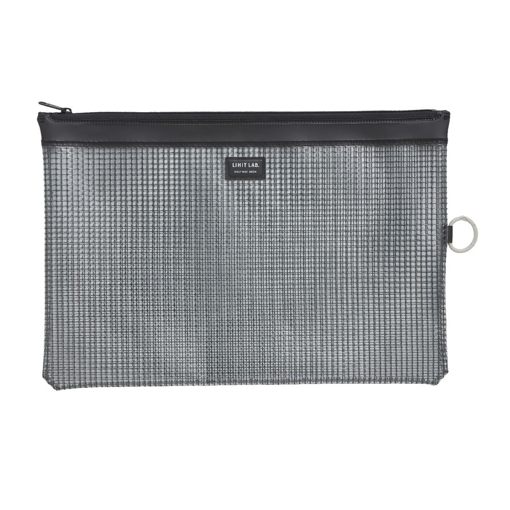 Lihit Lab Mesh Document Wallet A4 Black