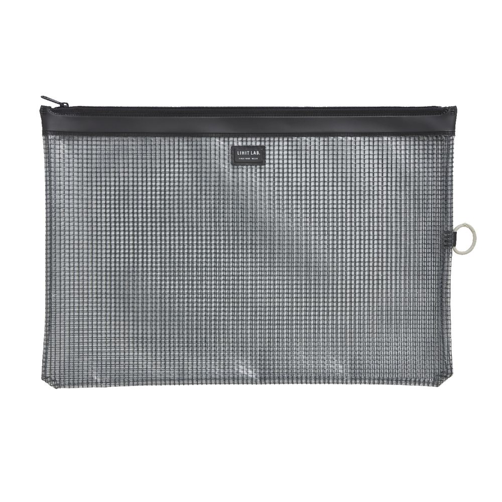 Lihit Lab Mesh Document Wallet B4 Black