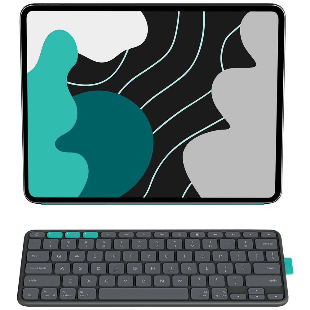 logicool Flip Folio iPad Pro 13インチM4&Air ロジクール、すっきりと収納可能なBluetooth®接続のキーボード
