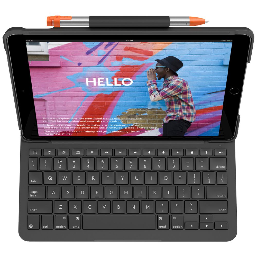 For Ipad Pro Ipad 8th Generation Case Logitech Logitech Slim Folio