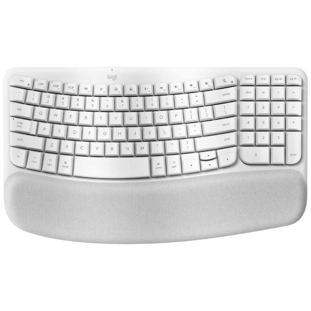 Logitech Wave Keys Wireless Ergonomic Keyboard Mac Officeworks