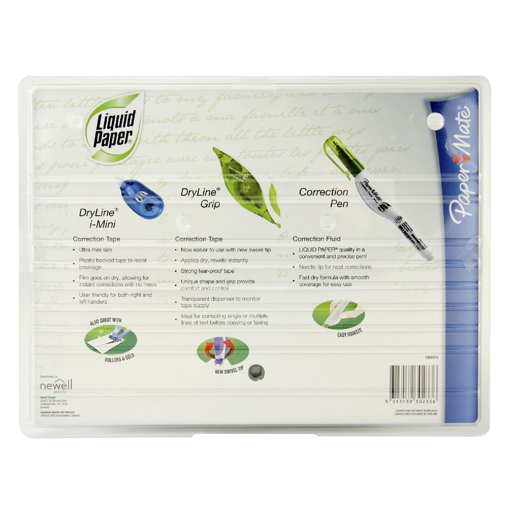 Liquid Paper Correction Value Pack 8 Pack