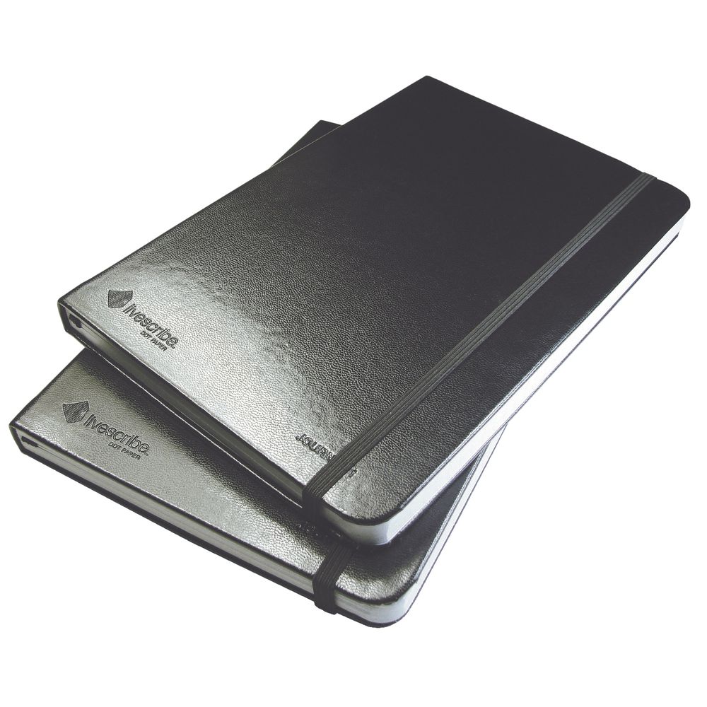 Livescribe Lined Journal Numbers 3 and 4 Black 2 Pack