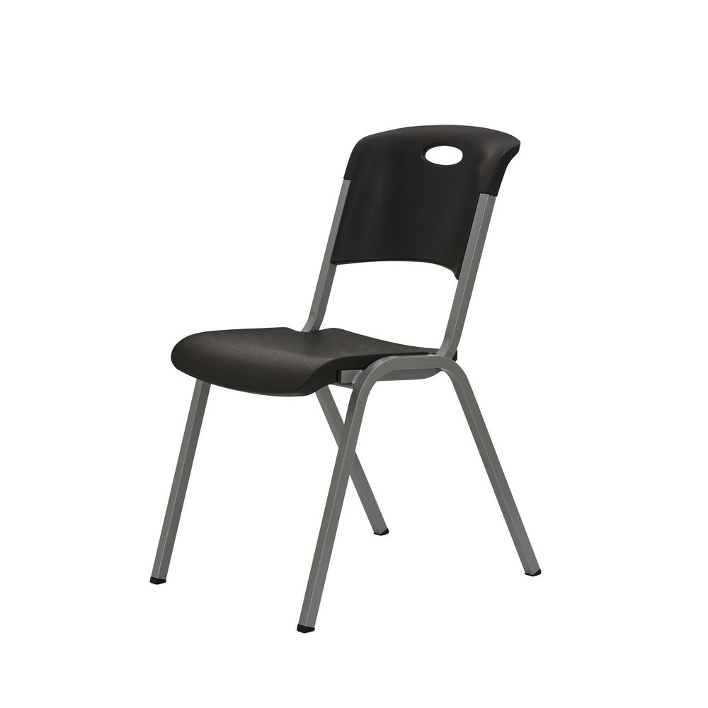 Black Stackable Chairs lifetime stackable chair black | officeworks Black Stackable Chairs lifetime stackable chair black | officeworks