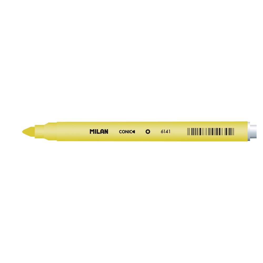 Milan Cone Tip Fibre Pen Yellow