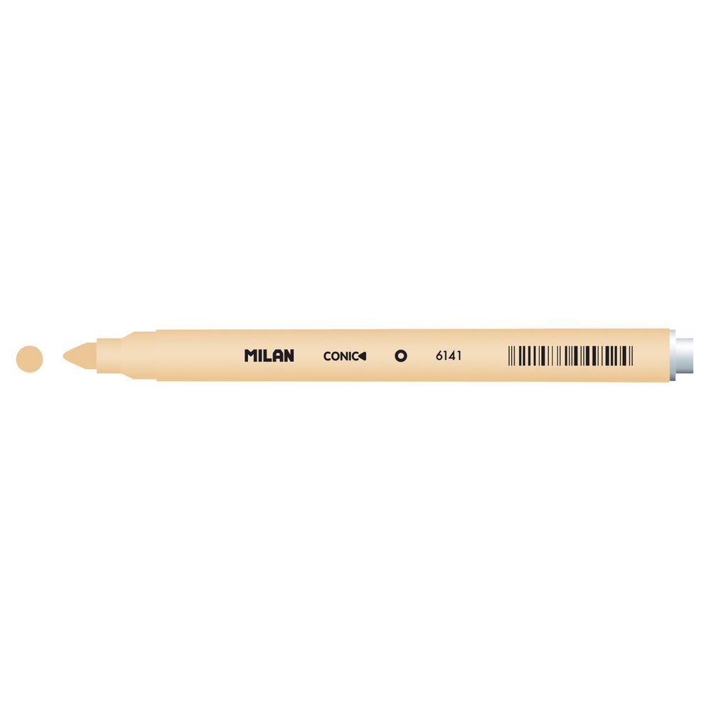 Milan Cone Tip Fibre Pen Flesh