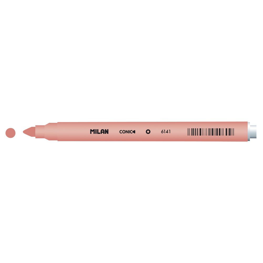 Milan Cone Tip Fibre Pen Dark Flesh