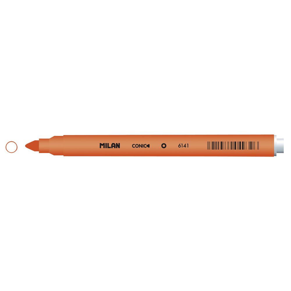 Milan Cone Tip Fibre Pen Orange
