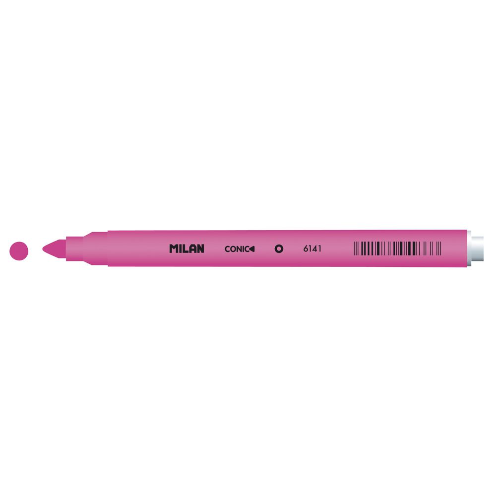 Milan Cone Tip Fibre Pen Pink