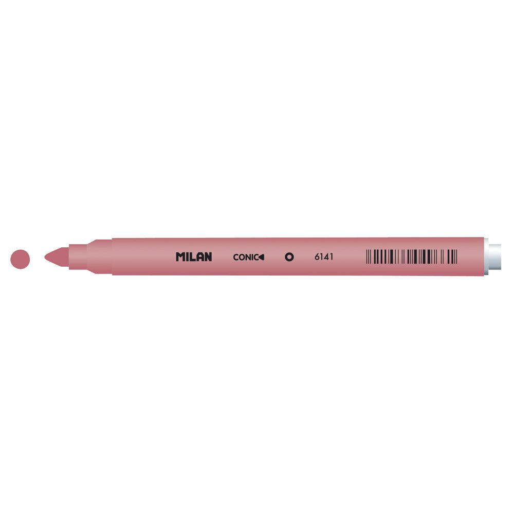 Milan Cone Tip Fibre Pen Peach Pink