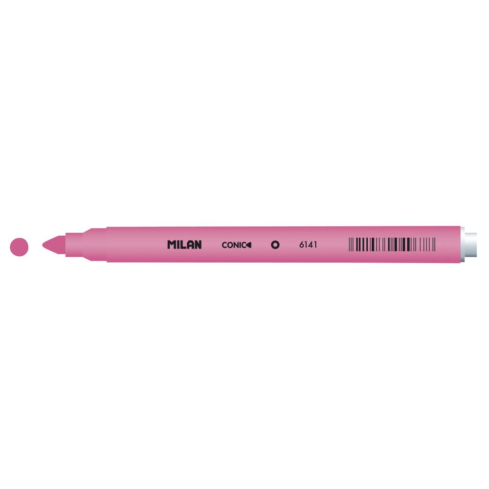 Milan Cone Tip Fibre Pen Bright Pink