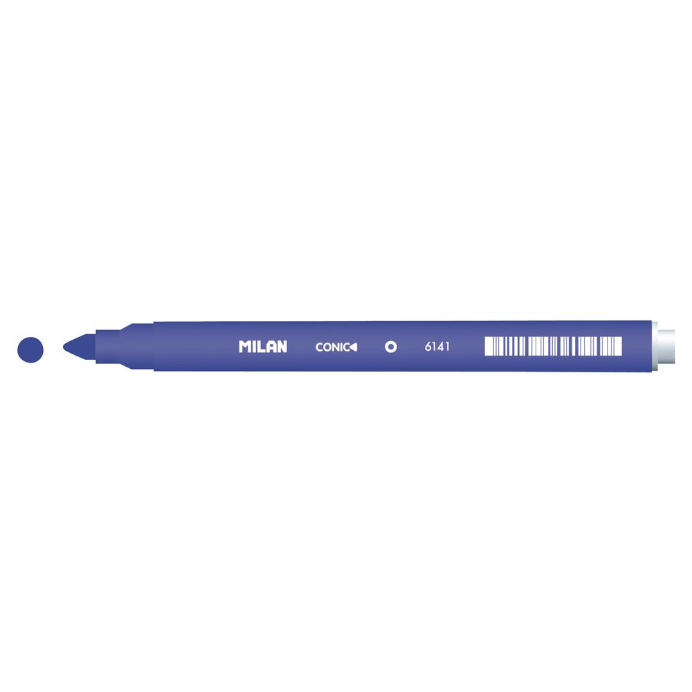 Milan Cone Tip Fibre Pen Ultramarine Blue