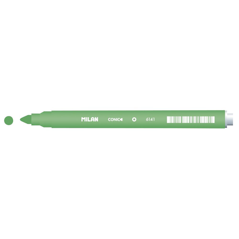 Milan Cone Tip Fibre Pen Light Green