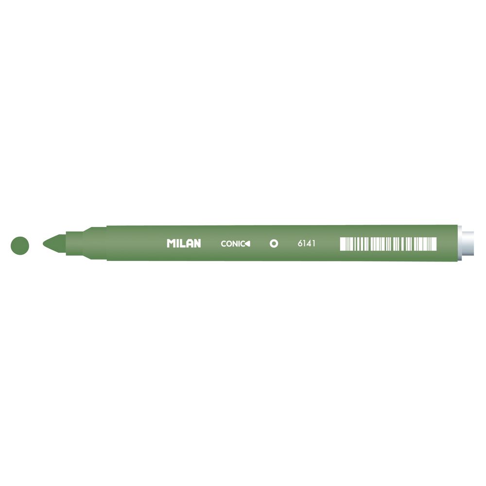 Milan Cone Tip Fibre Pen Grass Green