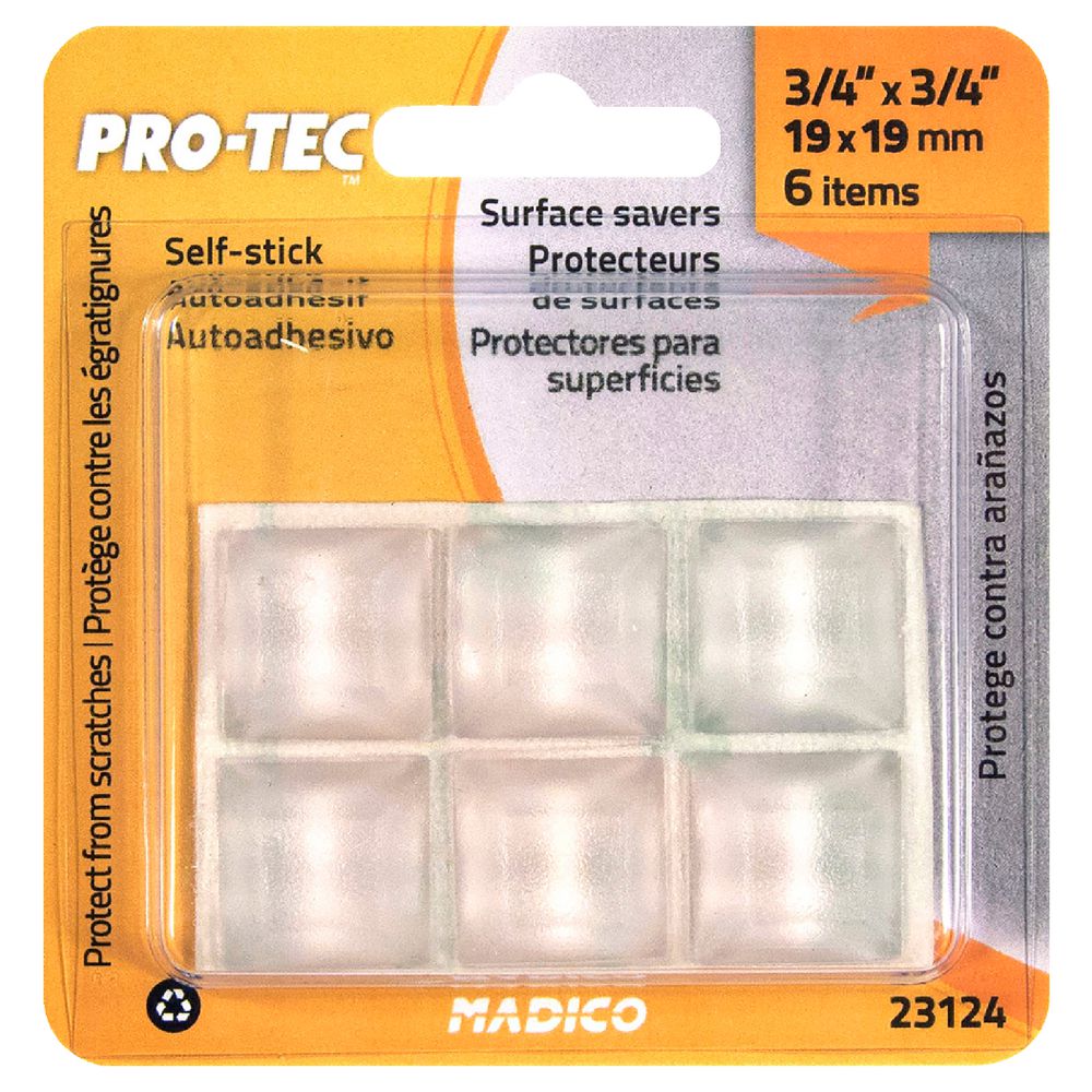 Madico 19mm Self-Stick Surface Savers Square