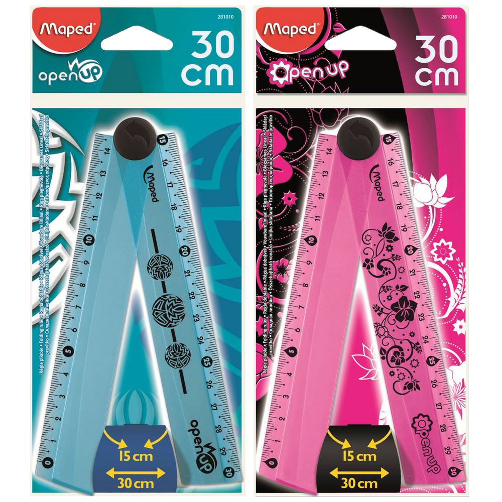 Maped Foldable Ruler 30cm Assorted