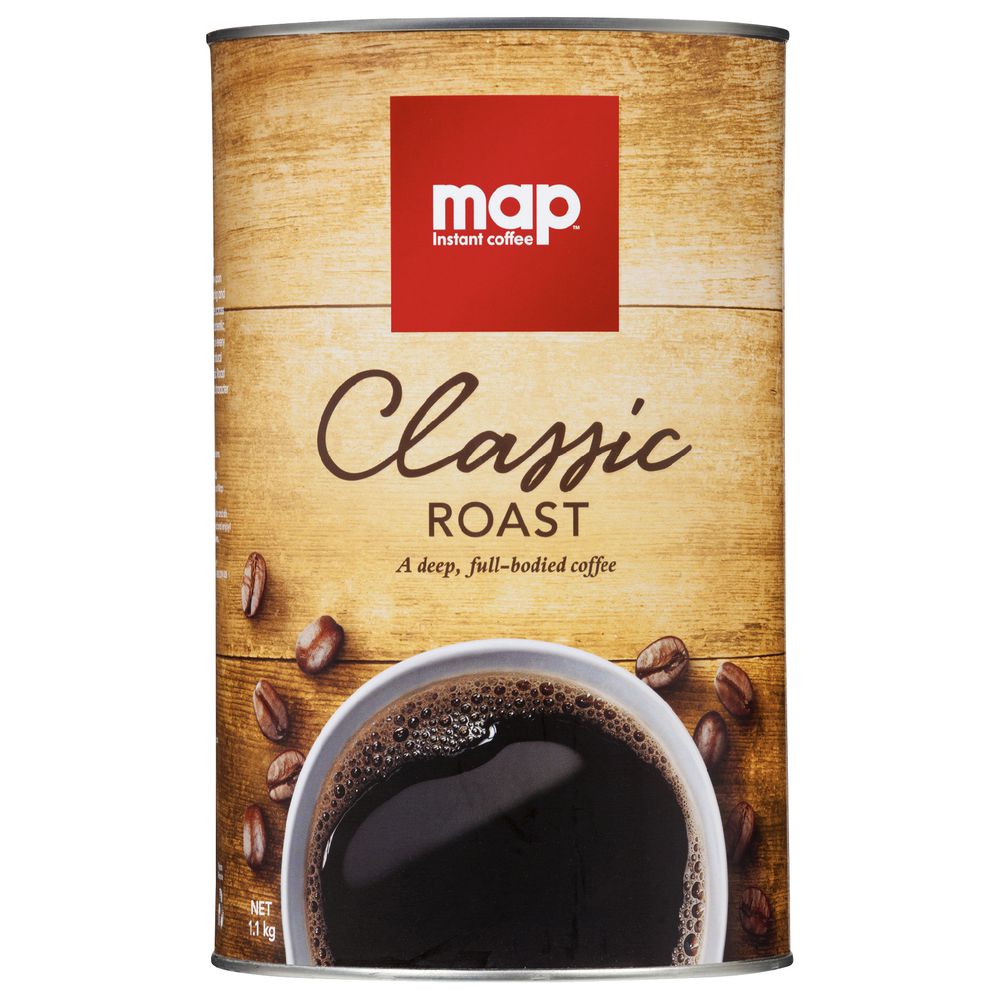 Map Classic Roast AGG Instant Coffee 1.1kg Tin